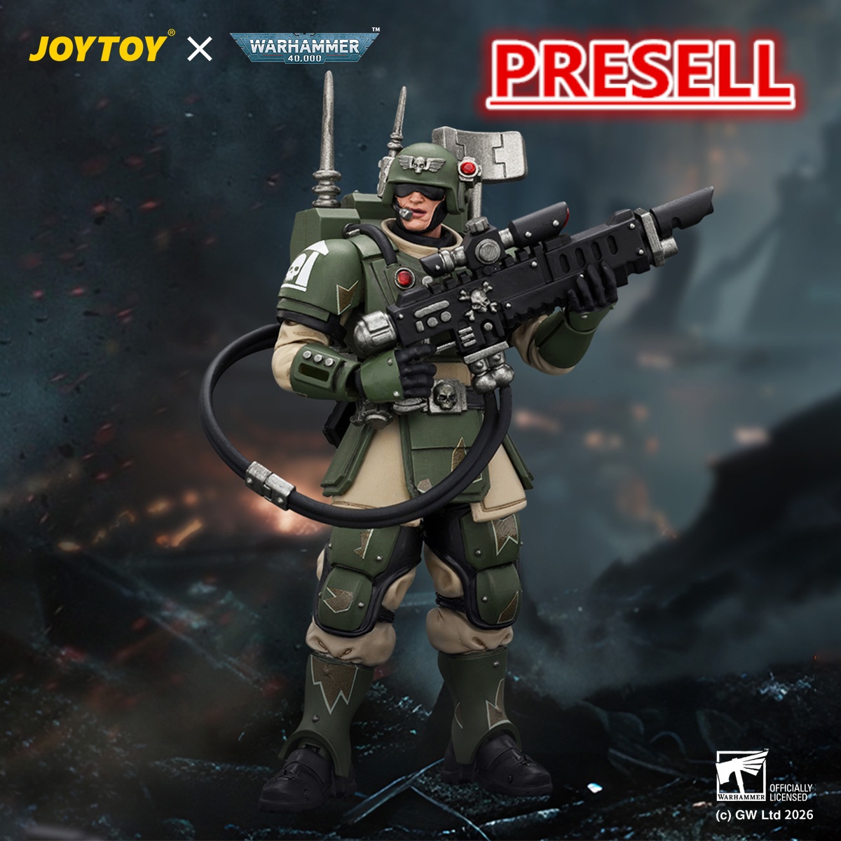 JOYTOY Warhammer 40,000 Astra Militarum Kasrkin - JOYTOY WORLD