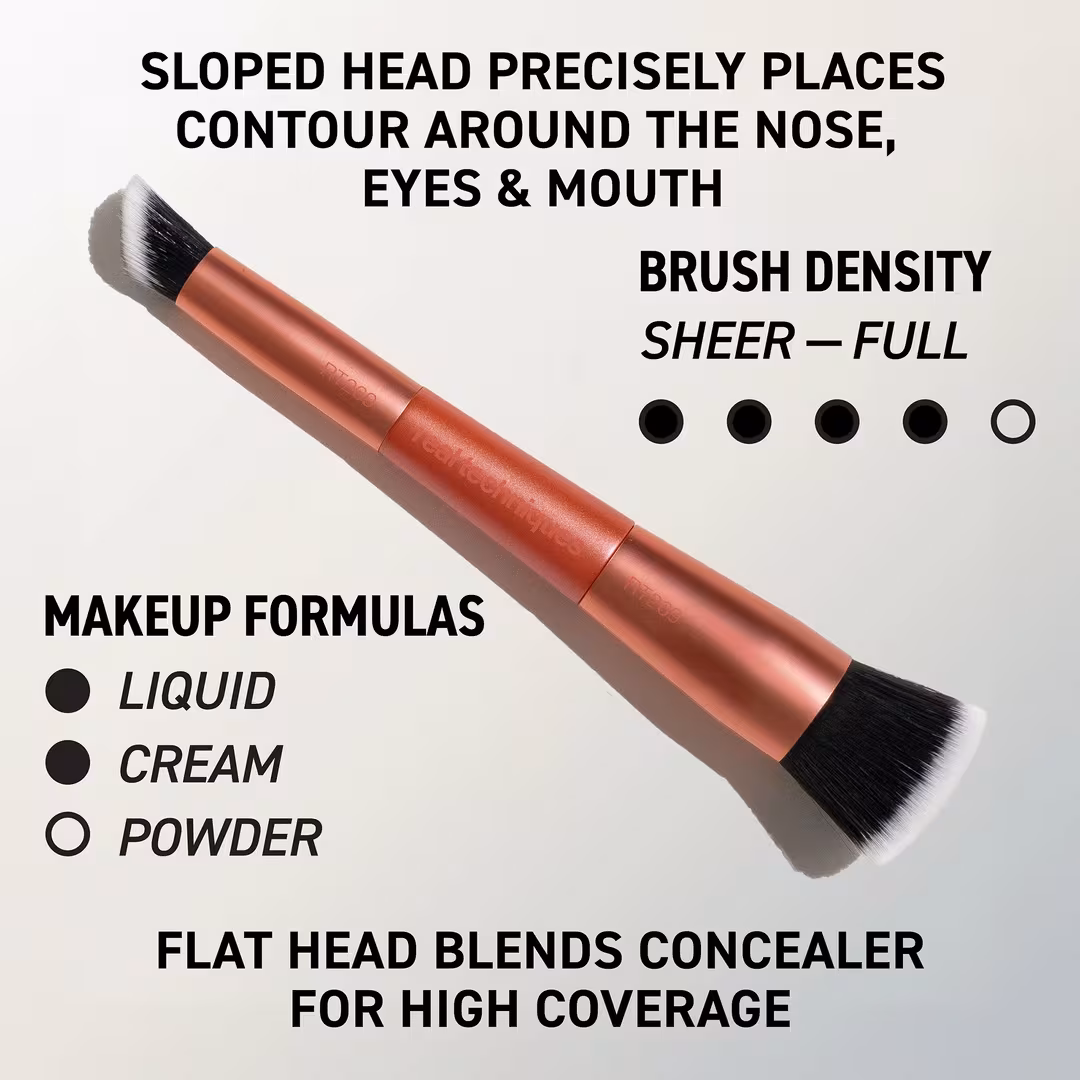 Real Techniques  Big Blends Energy Brush + Dual Ended Makeup Brush Set