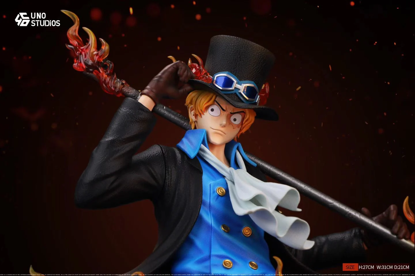 UNO Studio - Sabo Desk Display Bust | 萨博 桌摆件胸像