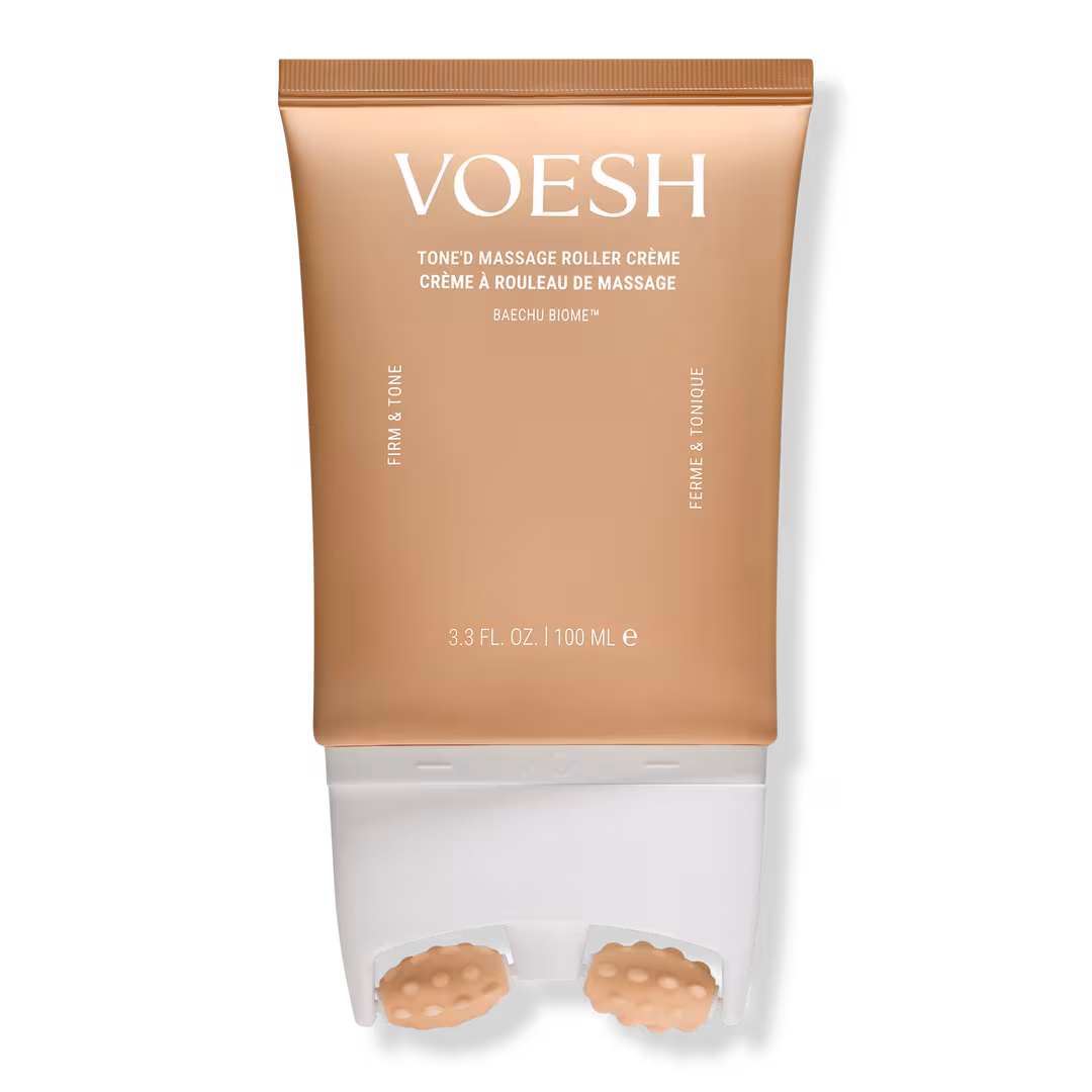 VOESH  Tone'd Firming Body Massage Roller Crème with Caffeine & Peptides