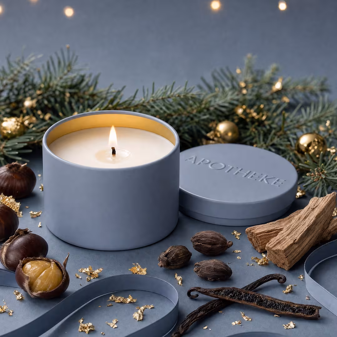 APOTHEKE  Cardamom Chestnut Scented Candle