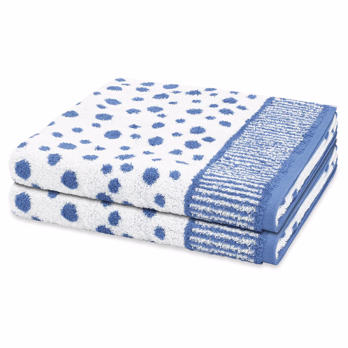 Duschtuch-Set Punkte allover (2er Set)