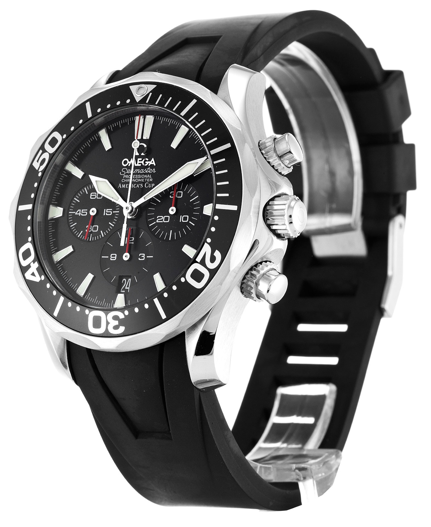 Replica Omega Seamaster 300m Black Dial Stick Markers 2894.50.91 45MM