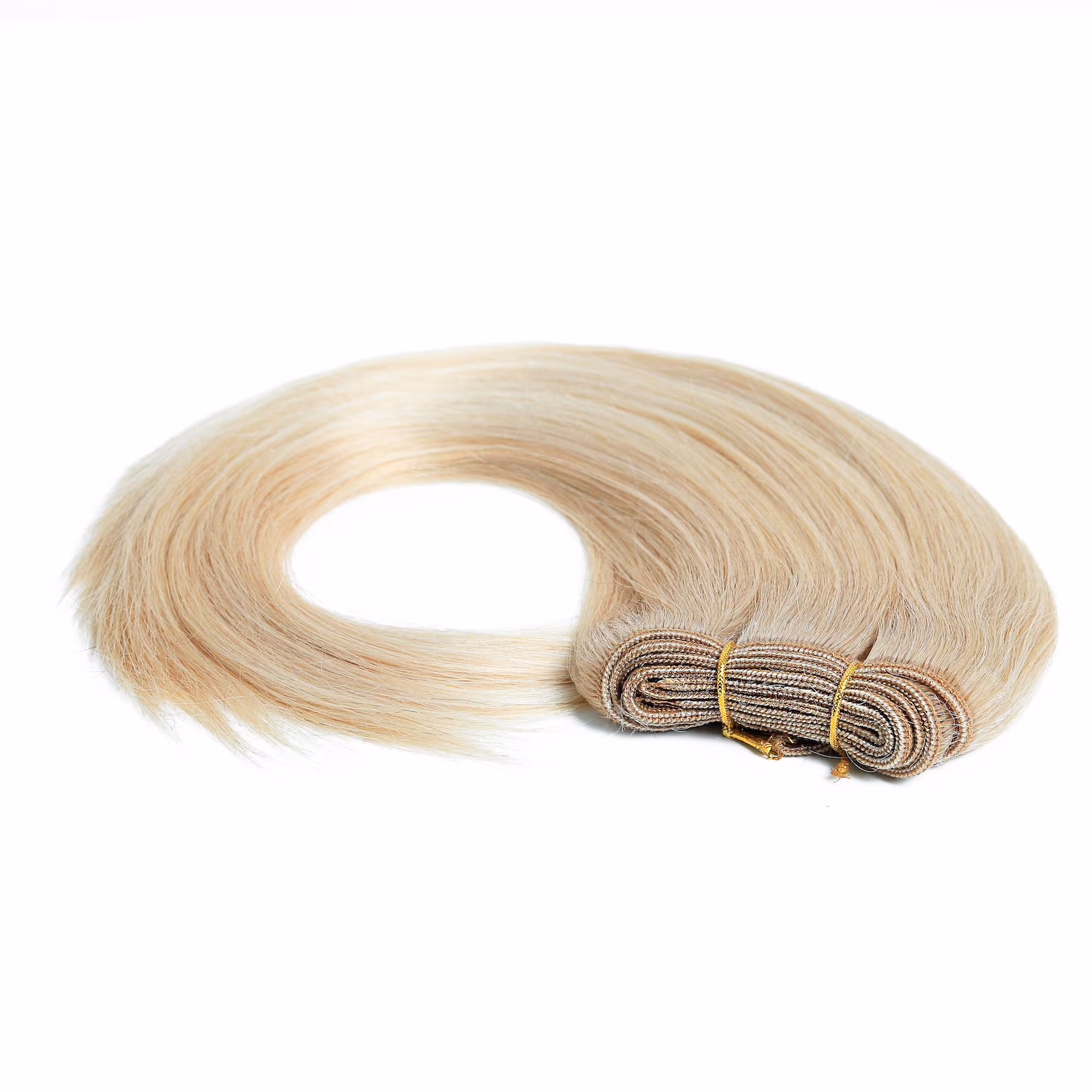 Tresse Extensions Echthaar #10/1 Hell-Lichtblond Asch 100g
