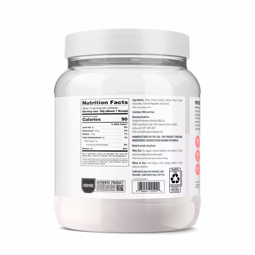 Isopure Protein  Clear Low Carb Protein Powder