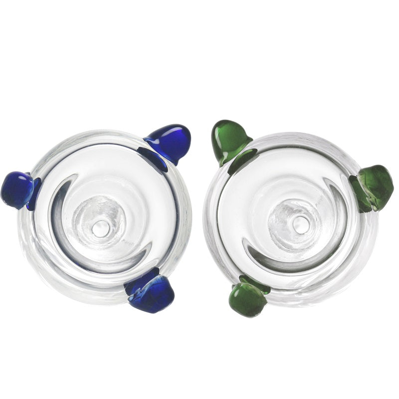 14mm/18mm Male Clear Glass Bong Bowl