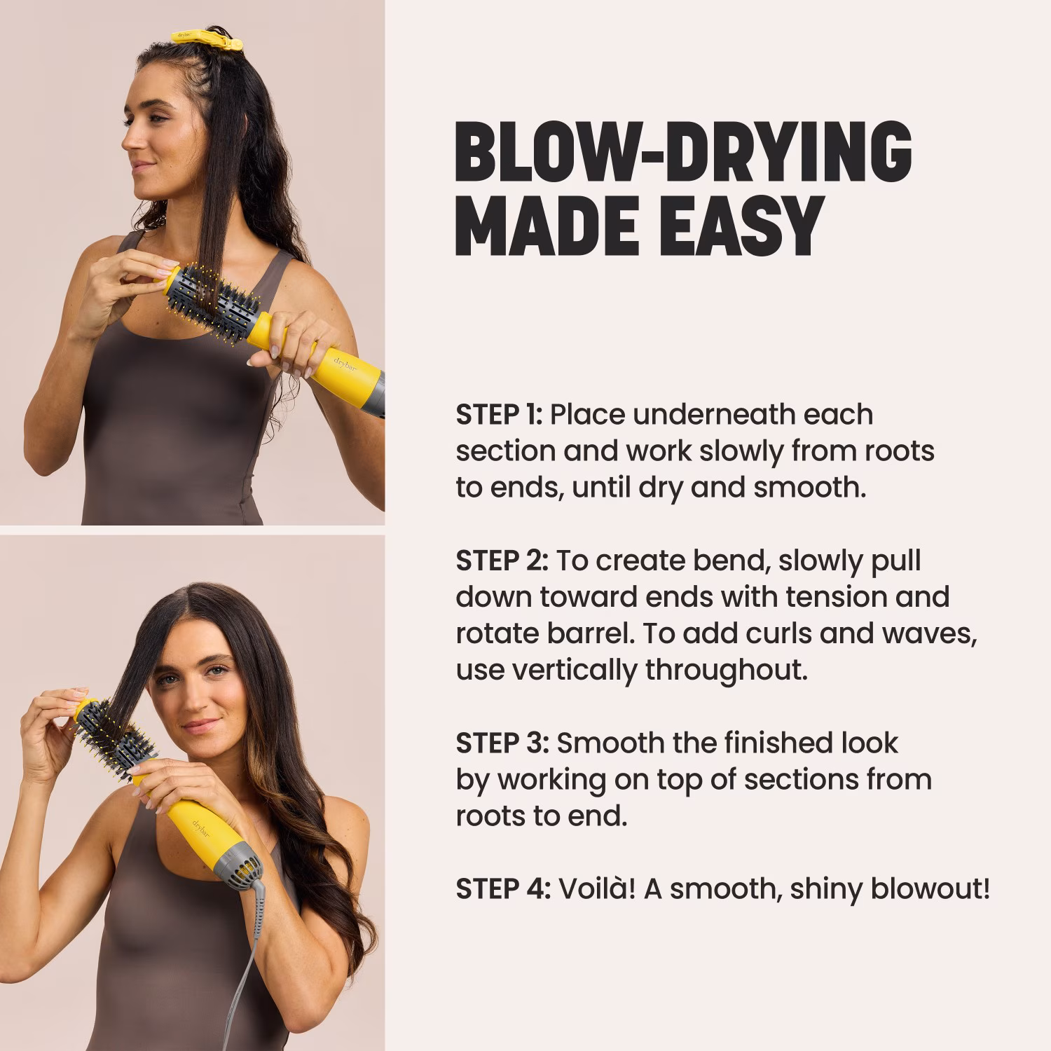 Half Shot Round Blow-Dryer Brush