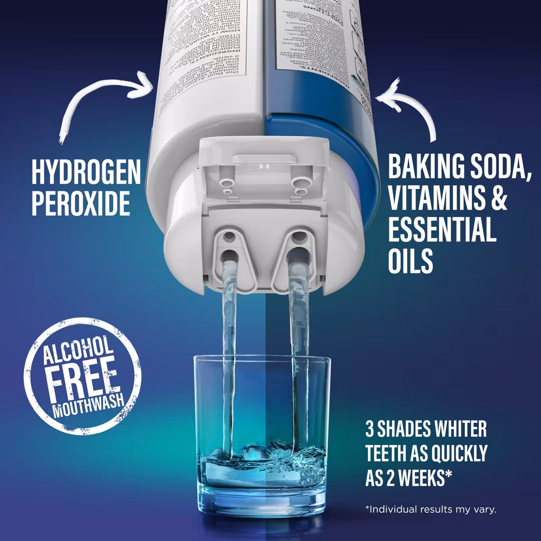 GuruNanda  Dual Barrel Whitening Mouthwash