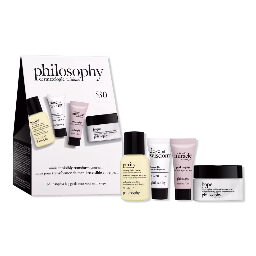 Philosophy  Skincare Icons Minis To Visibly Transform Your Skin Set