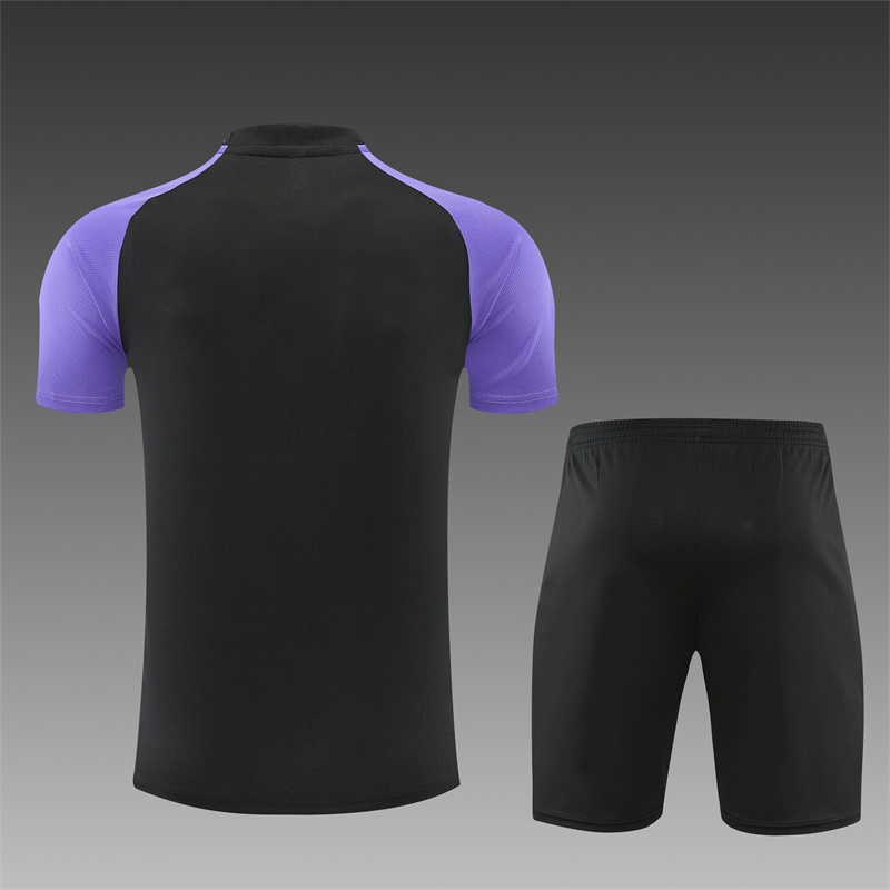 26/27 Barcelona Short sleevedtraining clothes (Adult Kids Kit)