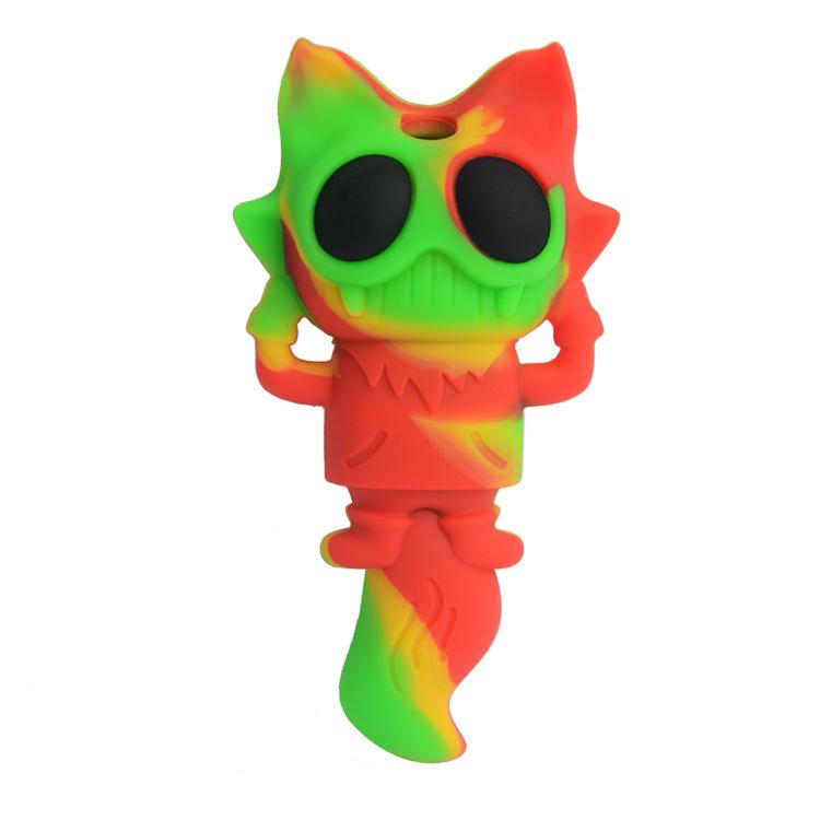 Civet Cat Novelty Silicone Pipe
