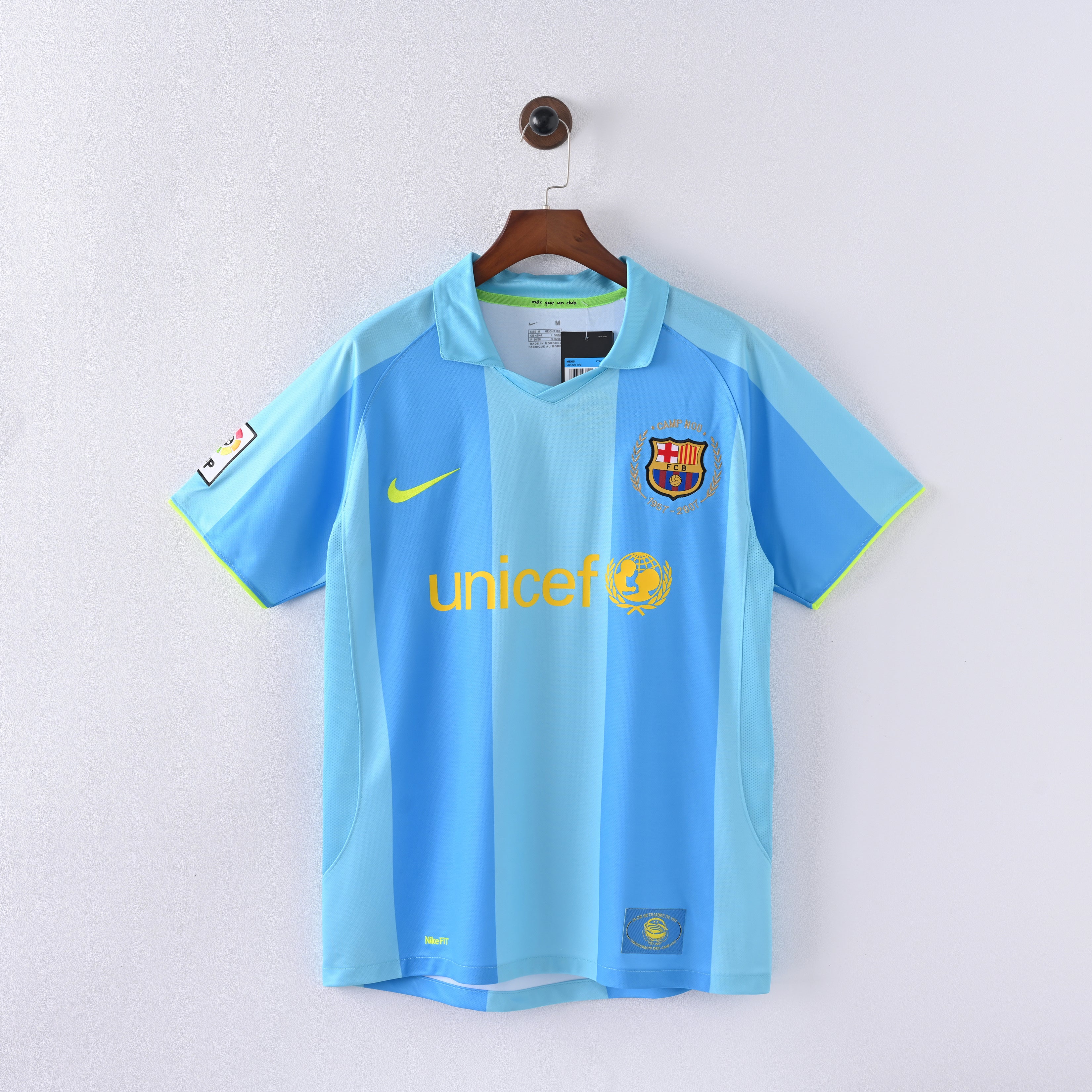Barcelona Retro Vintage Away Vintage Jersey Men 2007-2008