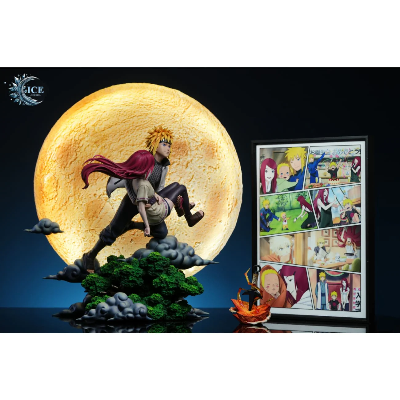 Ice Studio - Minato & Kushina Under the Moon