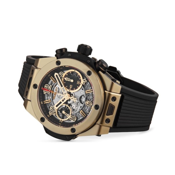 Replica Hublot Big Bang Men Automatic Black Rubber Watch 441.MX.1138.RX