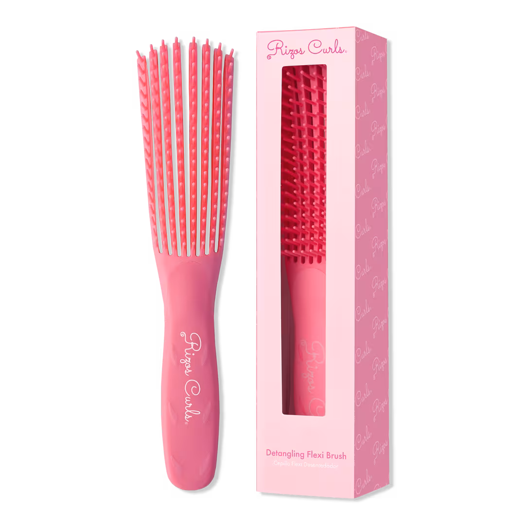 Rizos Curls  Pink Detangling Flexi Brush