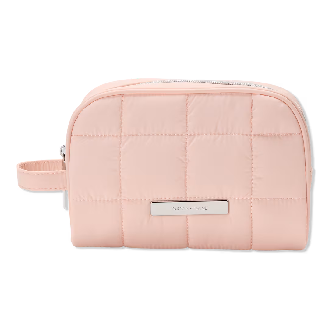 Tartan + Twine  Light Pink Puffer Organizer