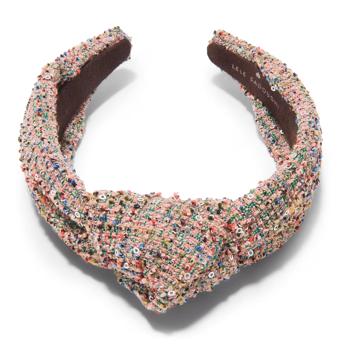 Lele Sadoughi  Knotted Tweed Headband