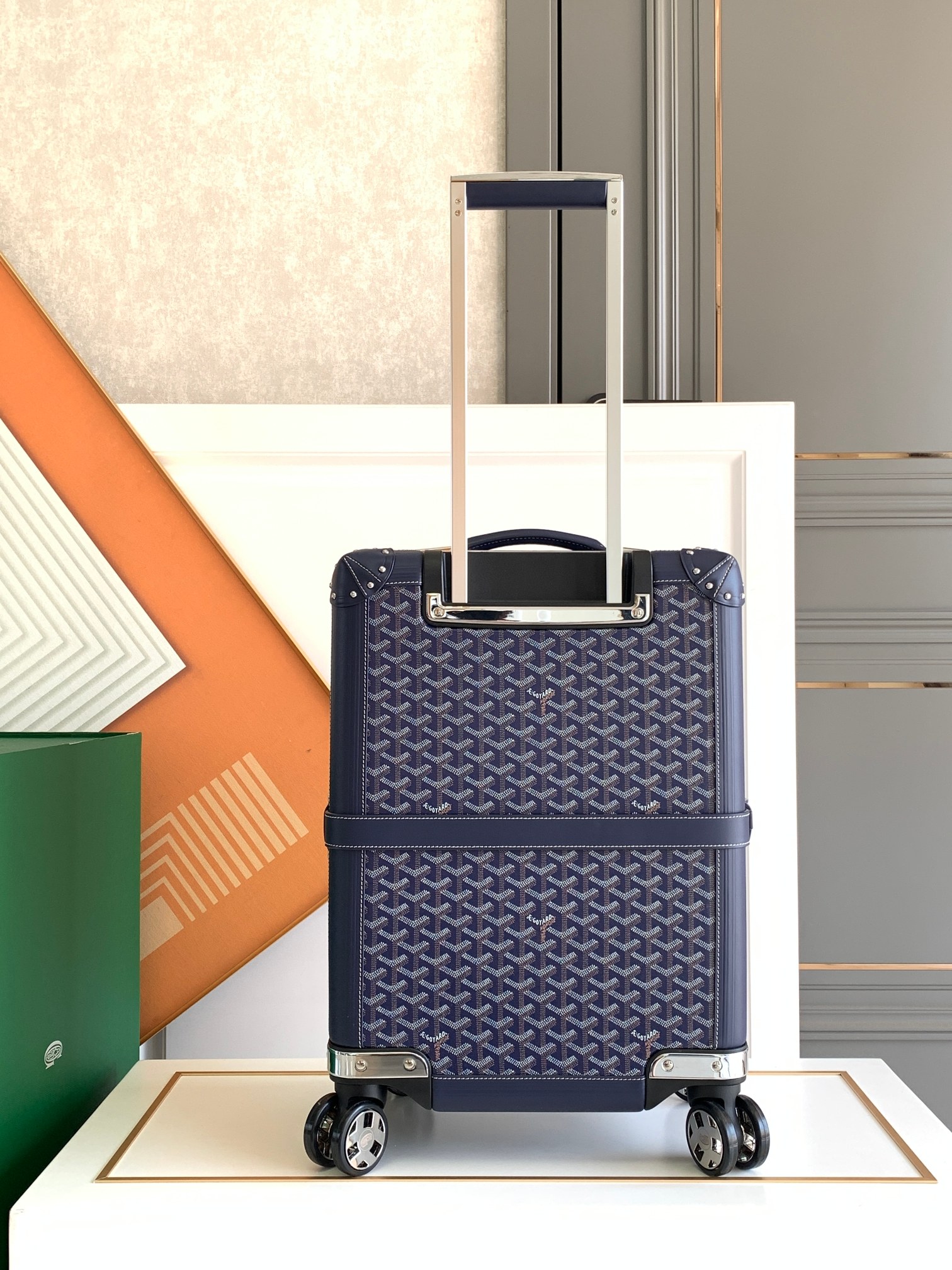 Goyard classic print trolley case