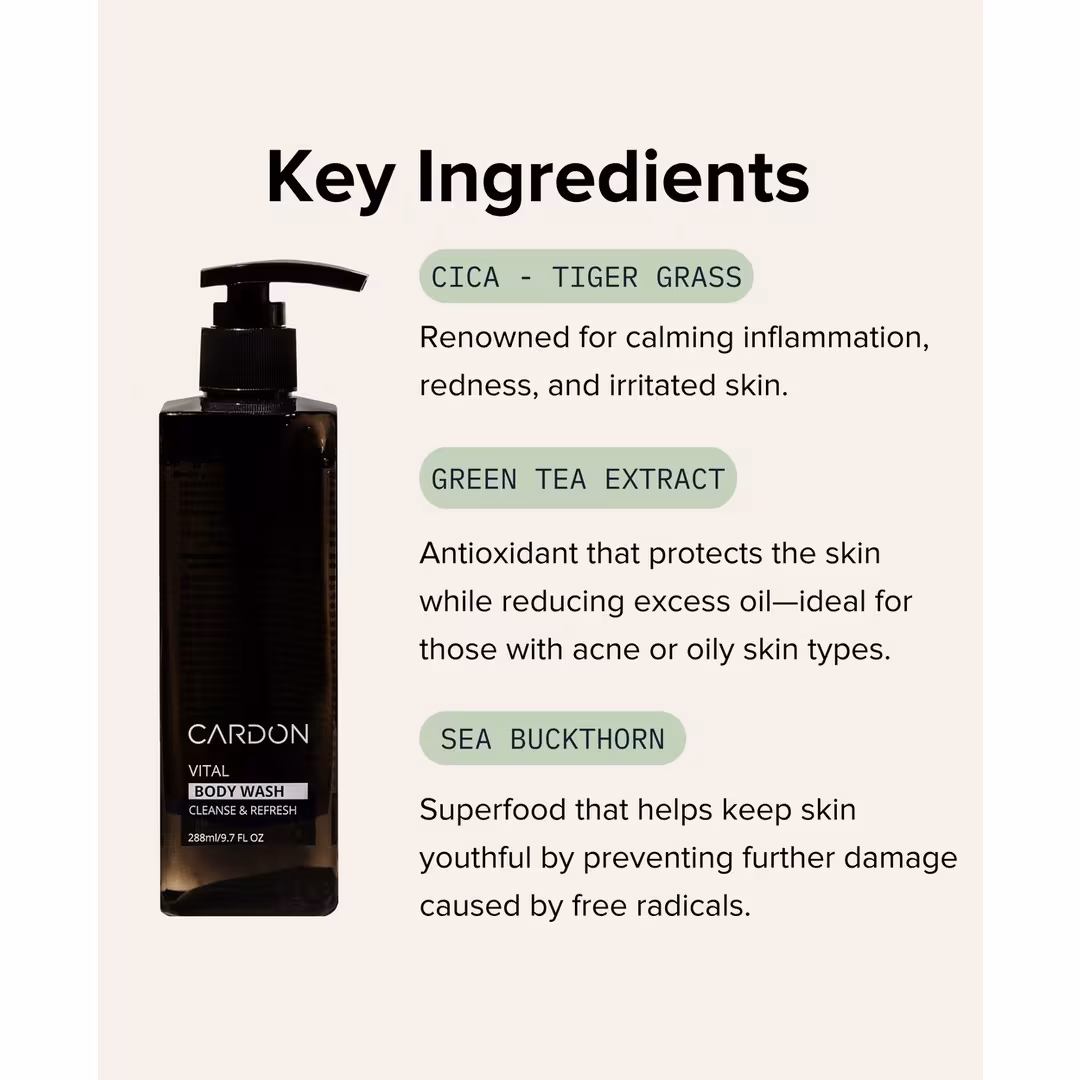Cardon Skincare  Vital Body Wash