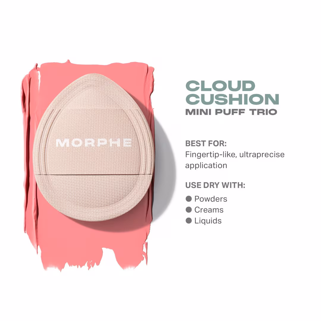 Morphe  Cloud Cushion Mini Puff Trio