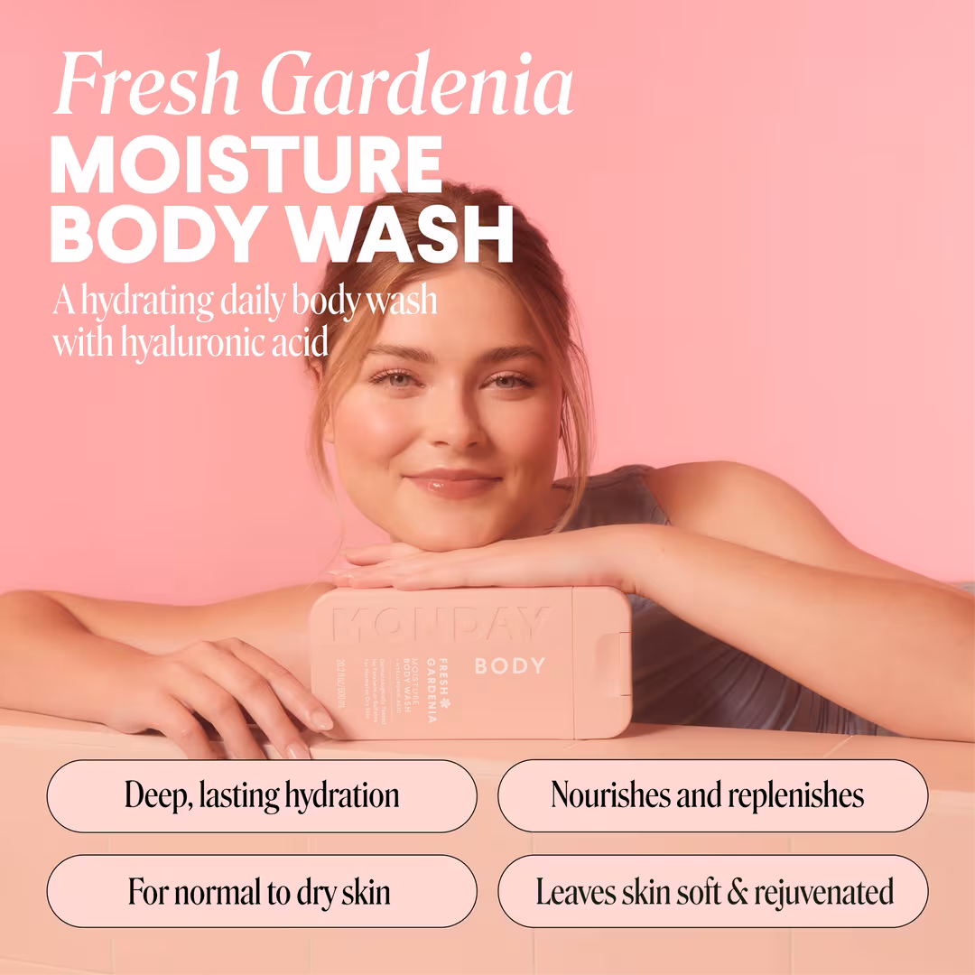 MONDAY Haircare  MOISTURE Body Wash Fresh Gardenia