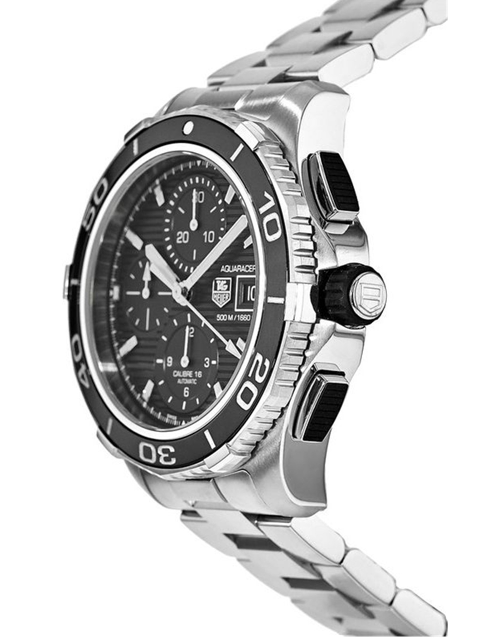 Replica Tag Heuer Aquaracer Black Dial Chronograph Men's Watch CAK2110.BA0833 43 MM