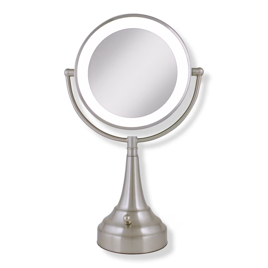 Zadro  LED Lighted Makeup Mirror with 10X/1X, Battery & Cordless