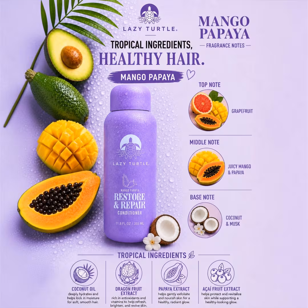 Lazy Turtle Beauty  Restore & Repair Conditioner