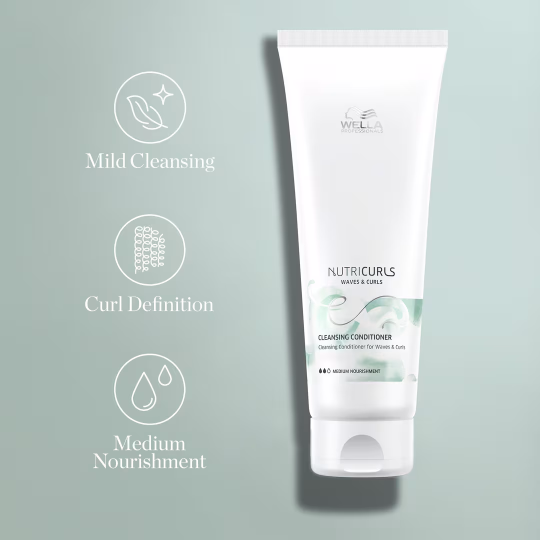 Wella  Nutricurls Waves & Curls Cleansing Conditioner
