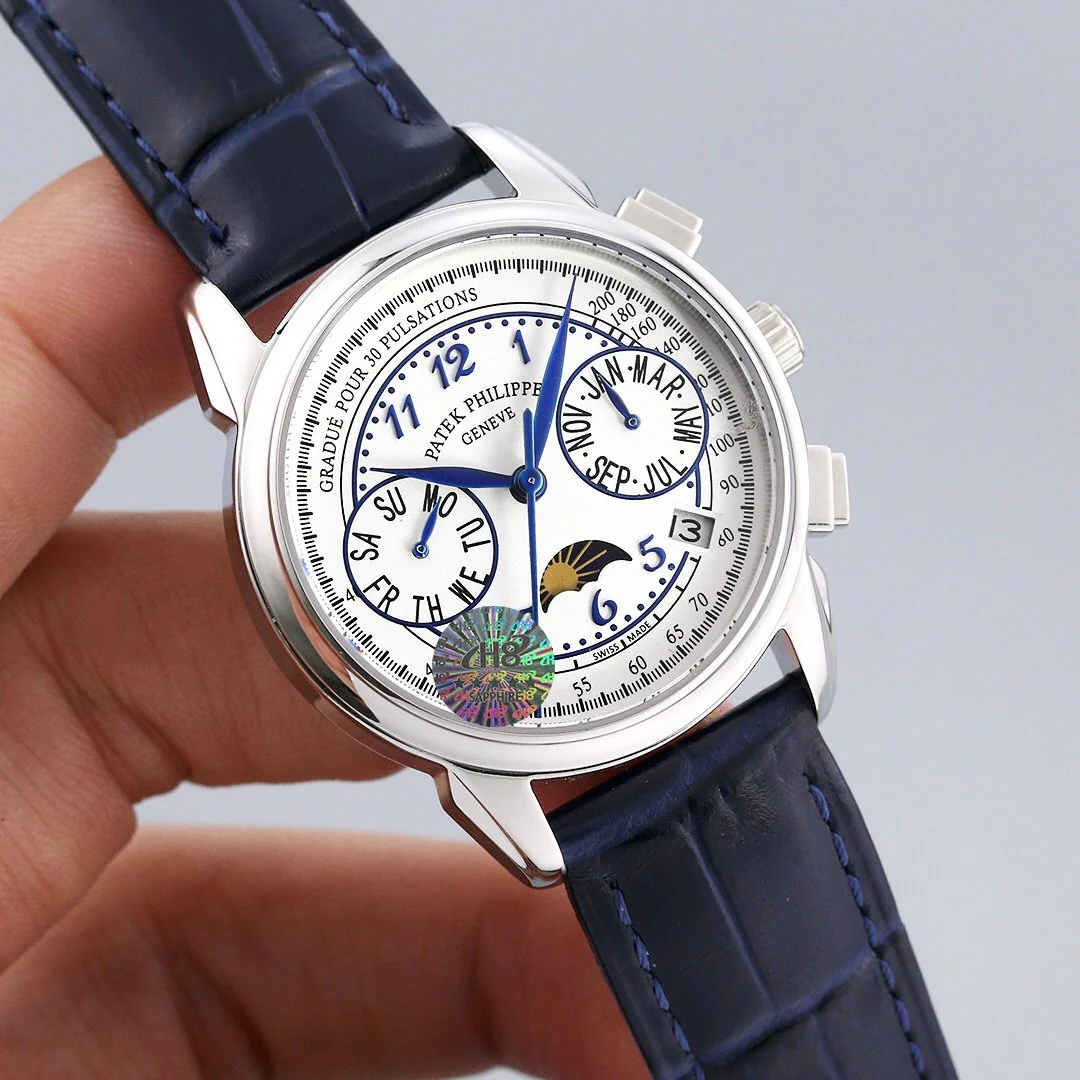 Patek Watch  COMPLICATIONS 7150 ANNUAL CALENDAR MOONPHASE STEEL