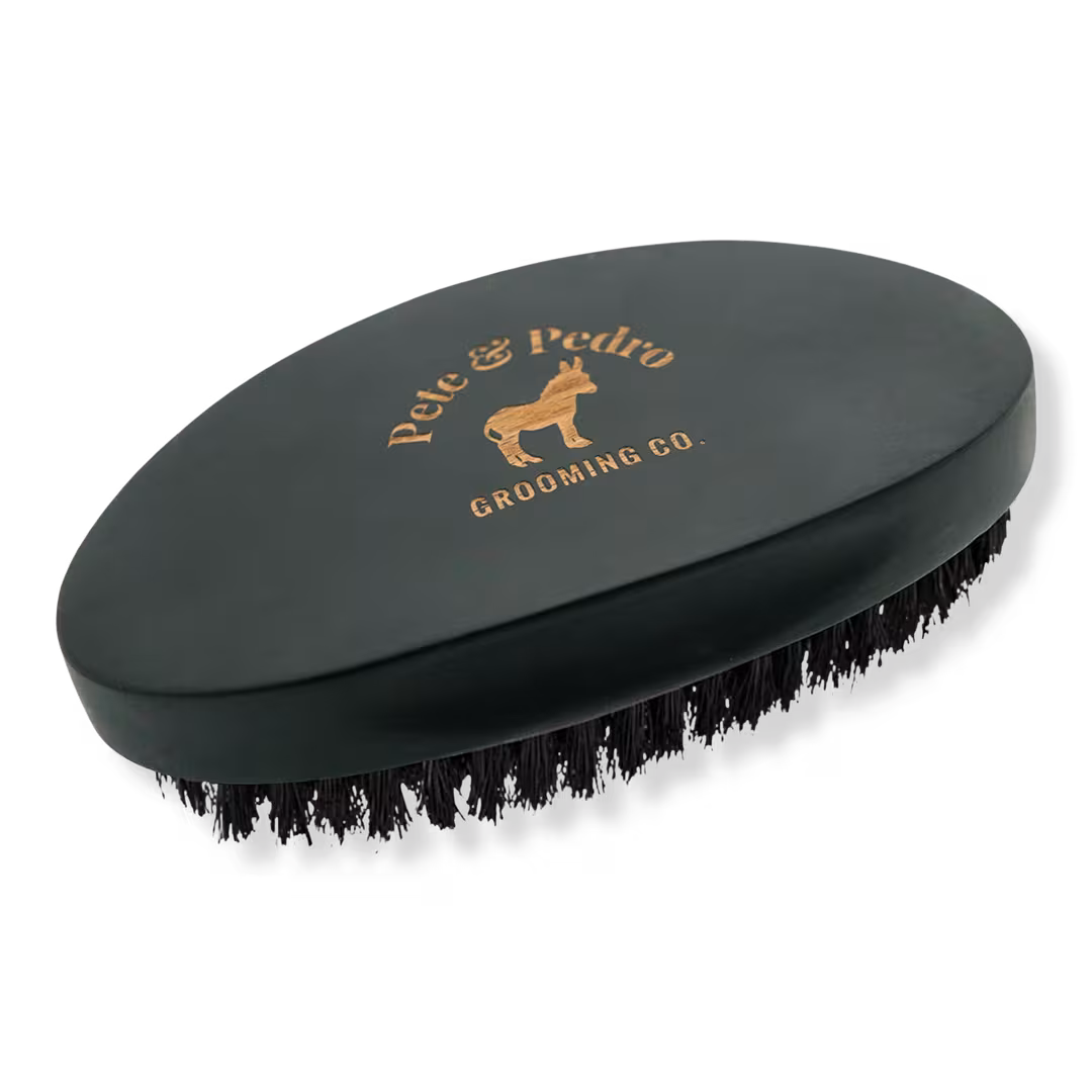 Pete & Pedro  Oval Military Boar Bristle Hair & Beard Brush