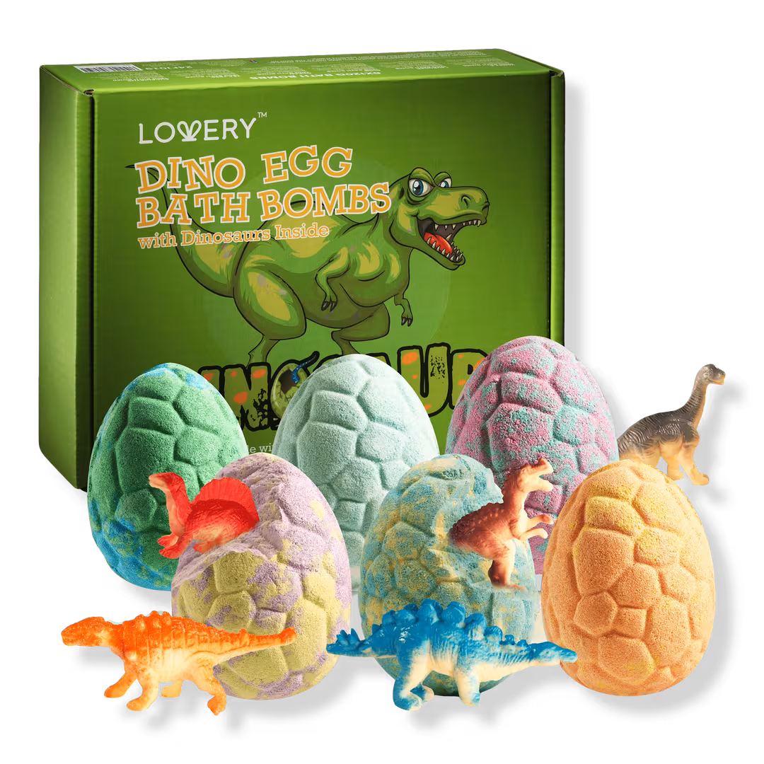 Lovery  Dinosaur Bath Bomb Gift Set with Surprise Toys
