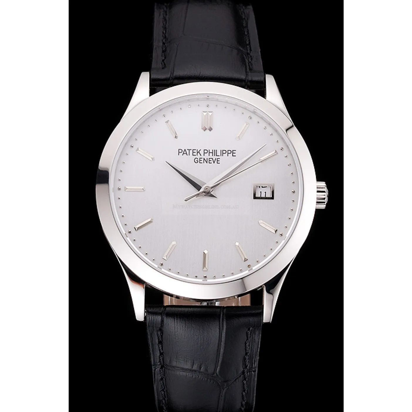 Patek Philippe Calatrava Dial White 38 mm, Stainless Steel