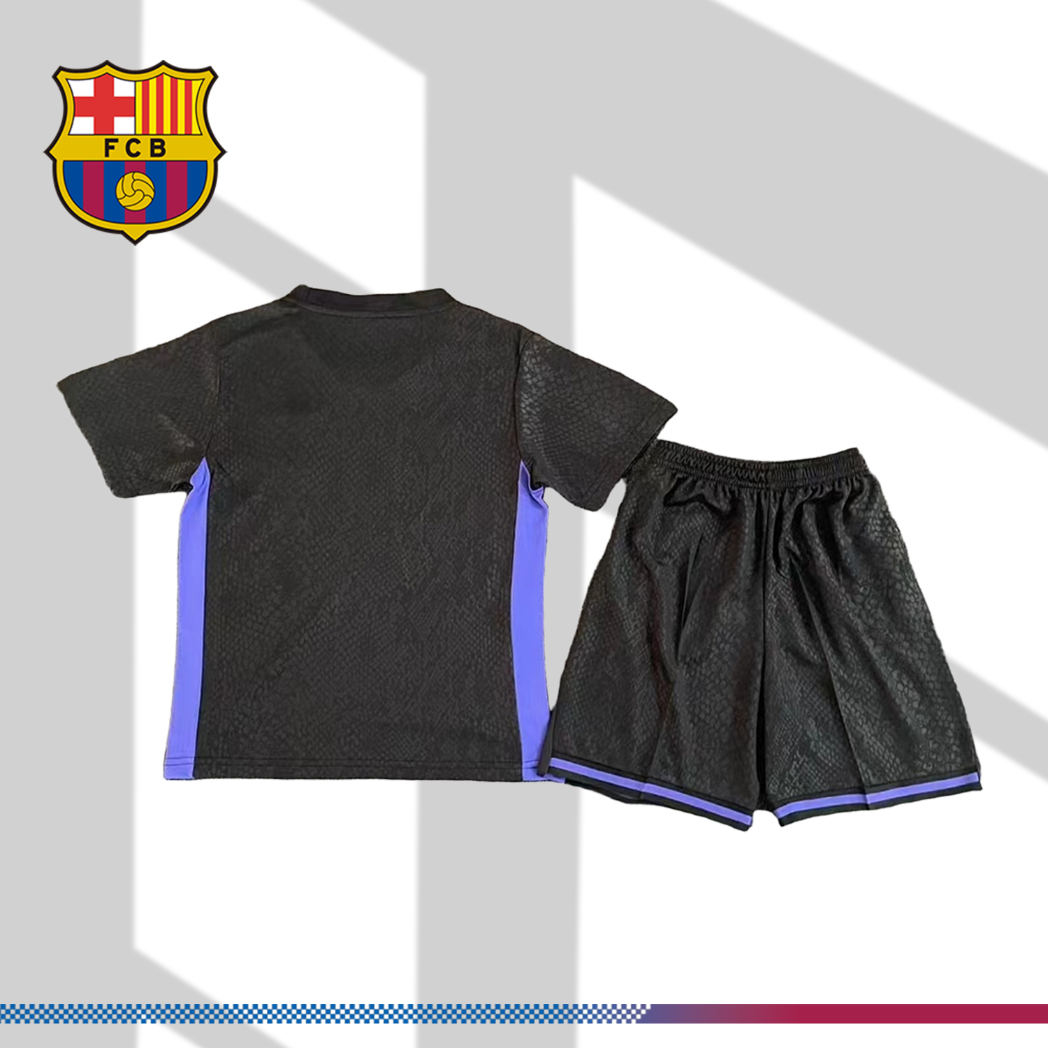 2025/2026 Barcelona Black Mamba Collaboration Edition (Kids Kit socks)