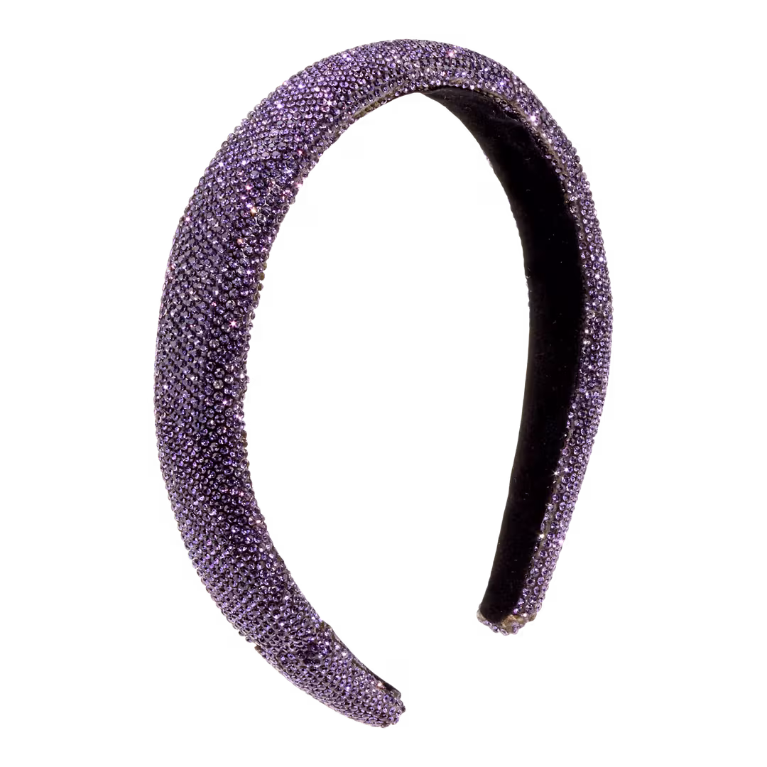 Conair Accessories  Halloween Purple Stone Encrusted Headband