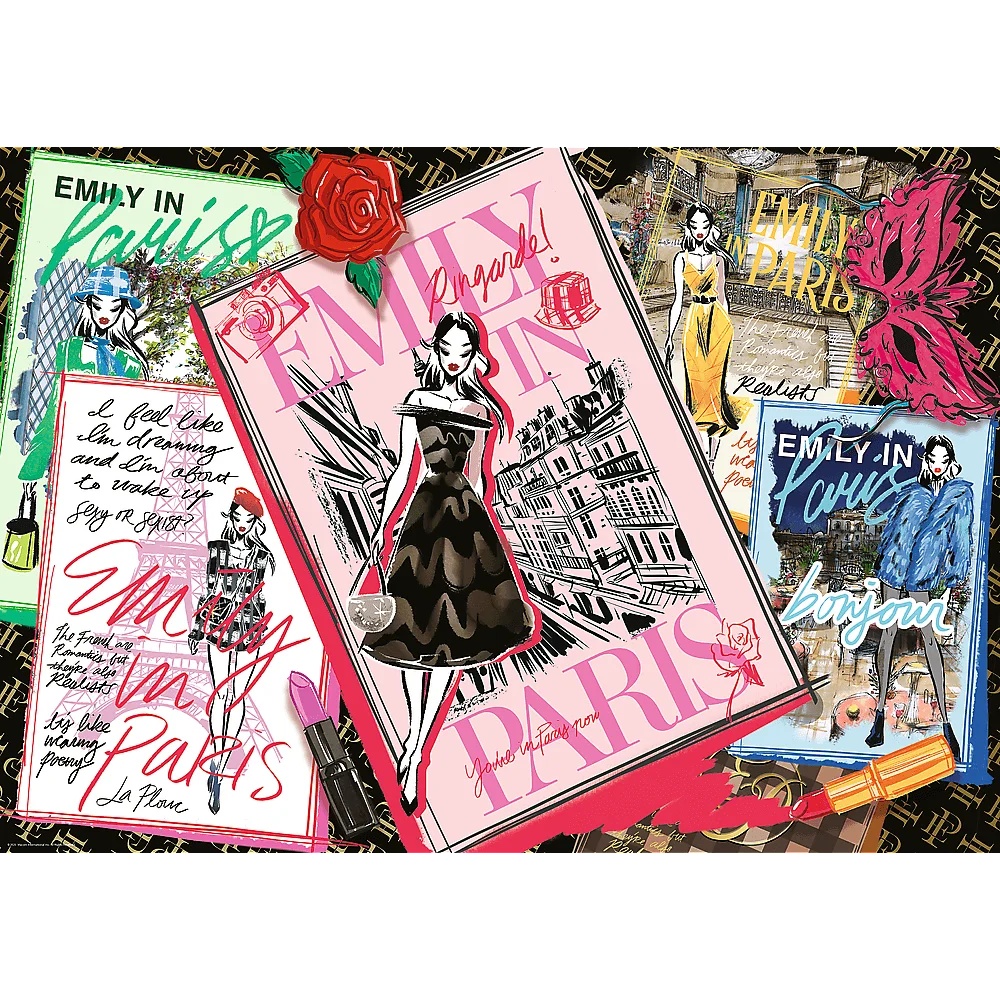 Puzzle 1000 El. Emily W Paryżu, Magazyn Mody