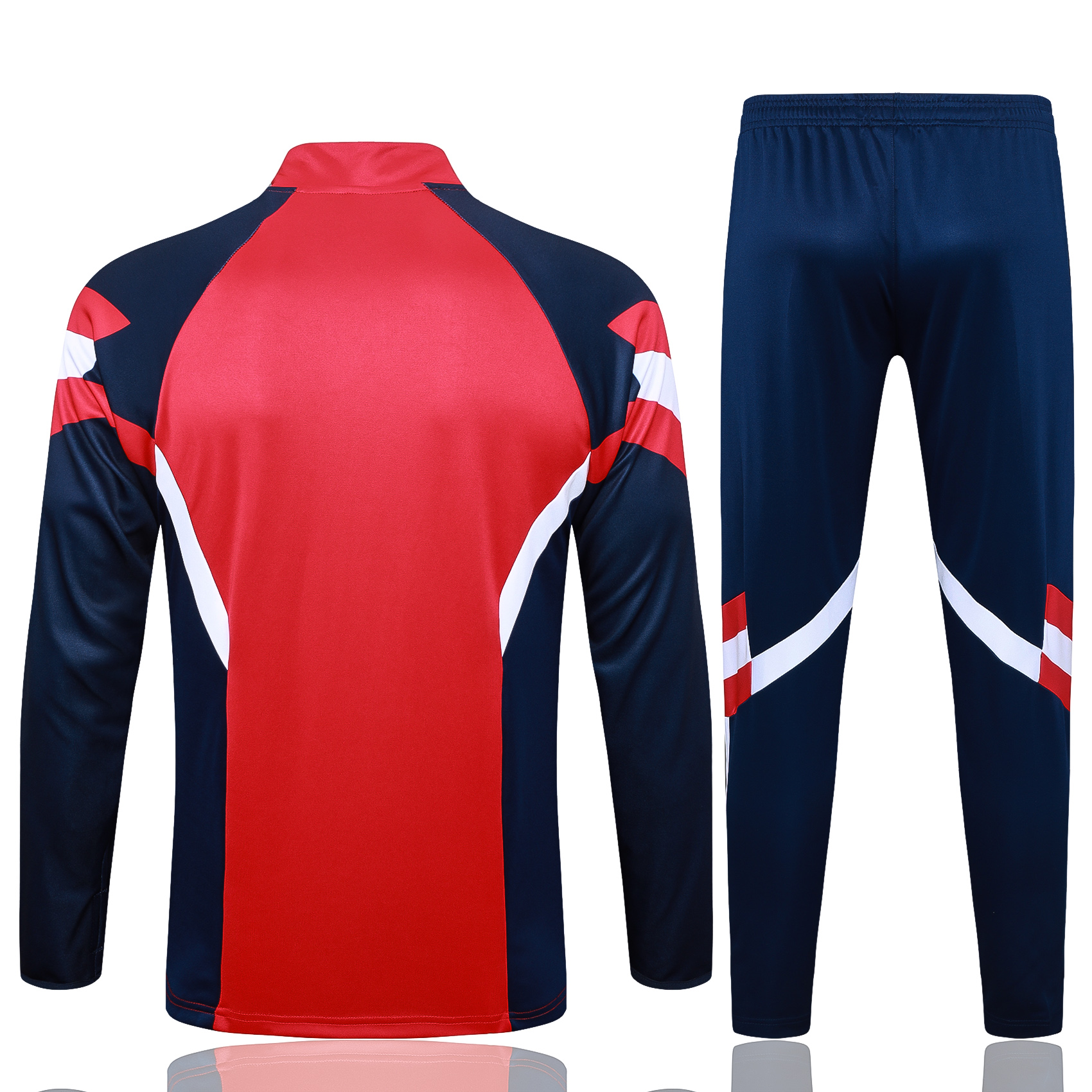 2024/2025 Arsenal Red Retro Adult Half Zip Training Suit (Adult Kit)