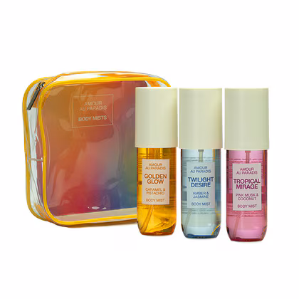 Amour Au Paradis Golden Glow Eau de Toilette Spray Gift Set 3X90ML
