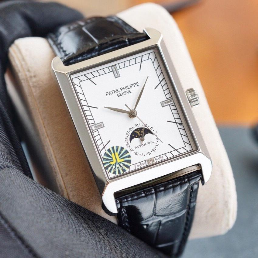 Patek Watch  GODOLO 5112 WHITE GOLD LEATHER