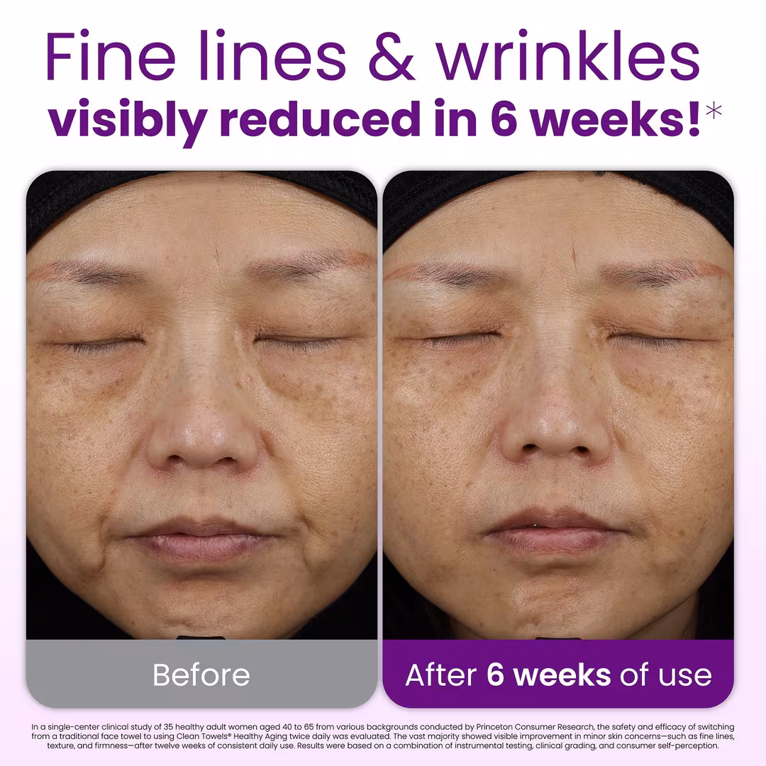 Clean Skin Club  Clean Towels Healthy Aging Disposable Face Towels