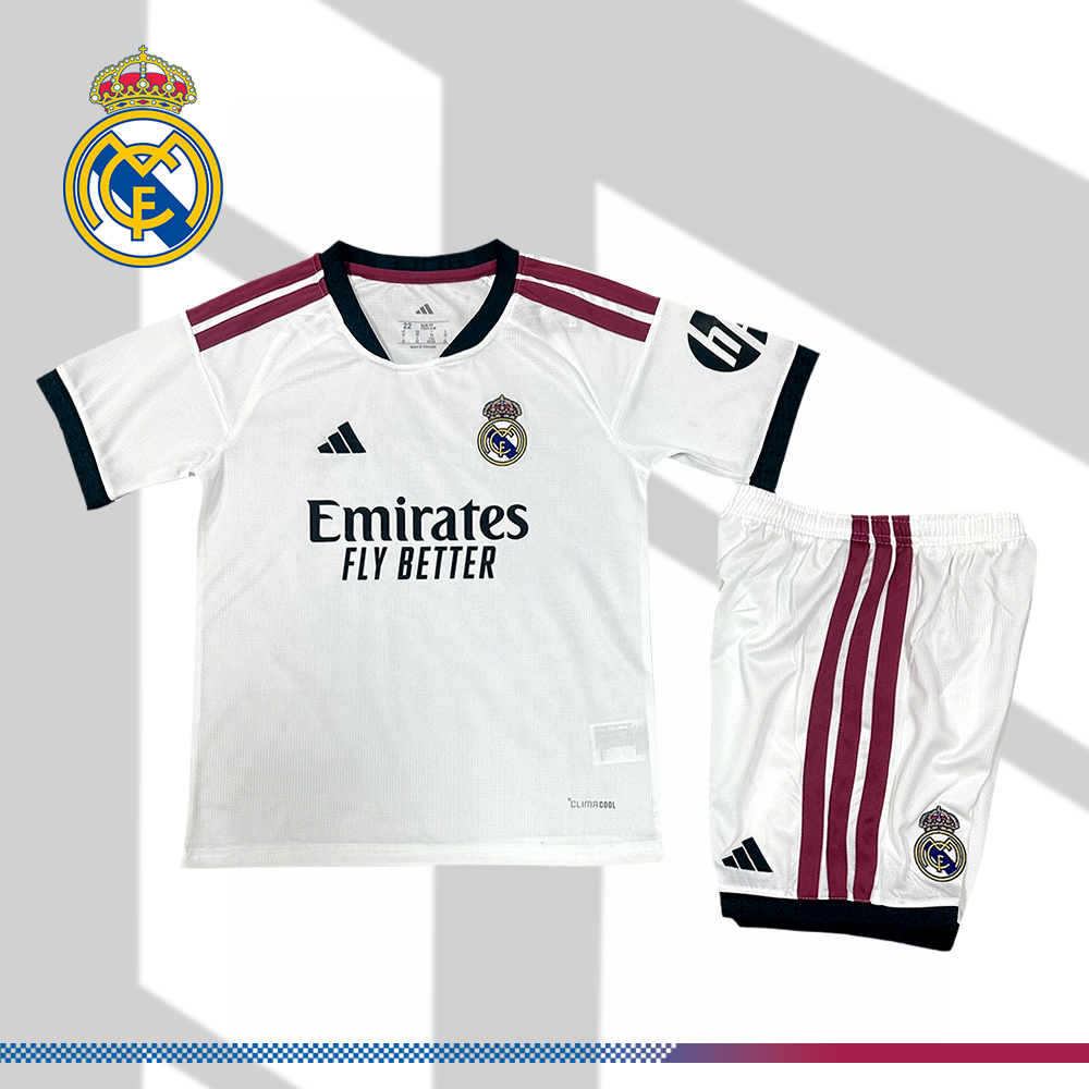 2026/2027 Real Madrid Home Kids Kit (Kids Kit socks)