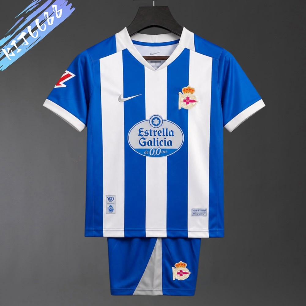 2026/2027 Deportivo La Coruna Away  Football Shirt (Kids Kit socks)