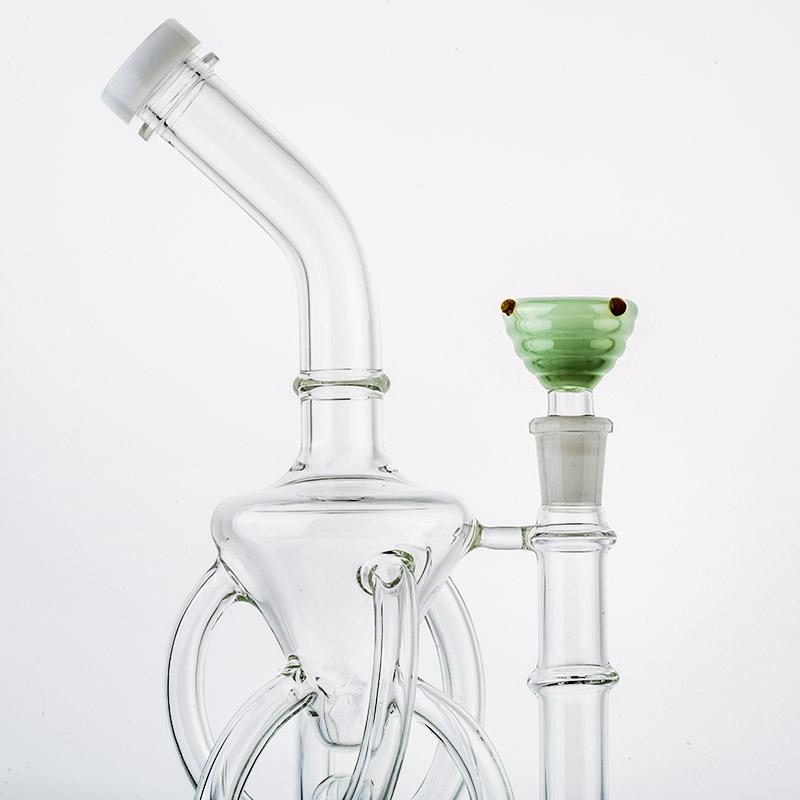 14mm Male Green Thick Glass Bong Bowl