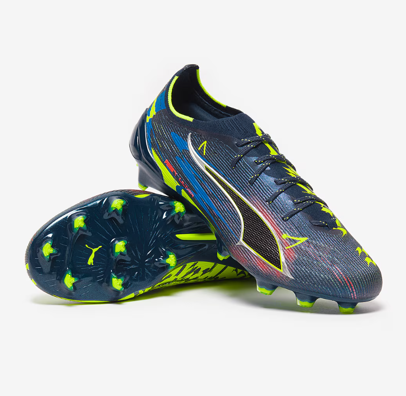 P ULTRA 6 CARBON FGDARE TO LAUNCH EDITION -PERSIAN BLUE/PUMA AGEDSILVER/PUMA BLACK/LIMESQUEEZE