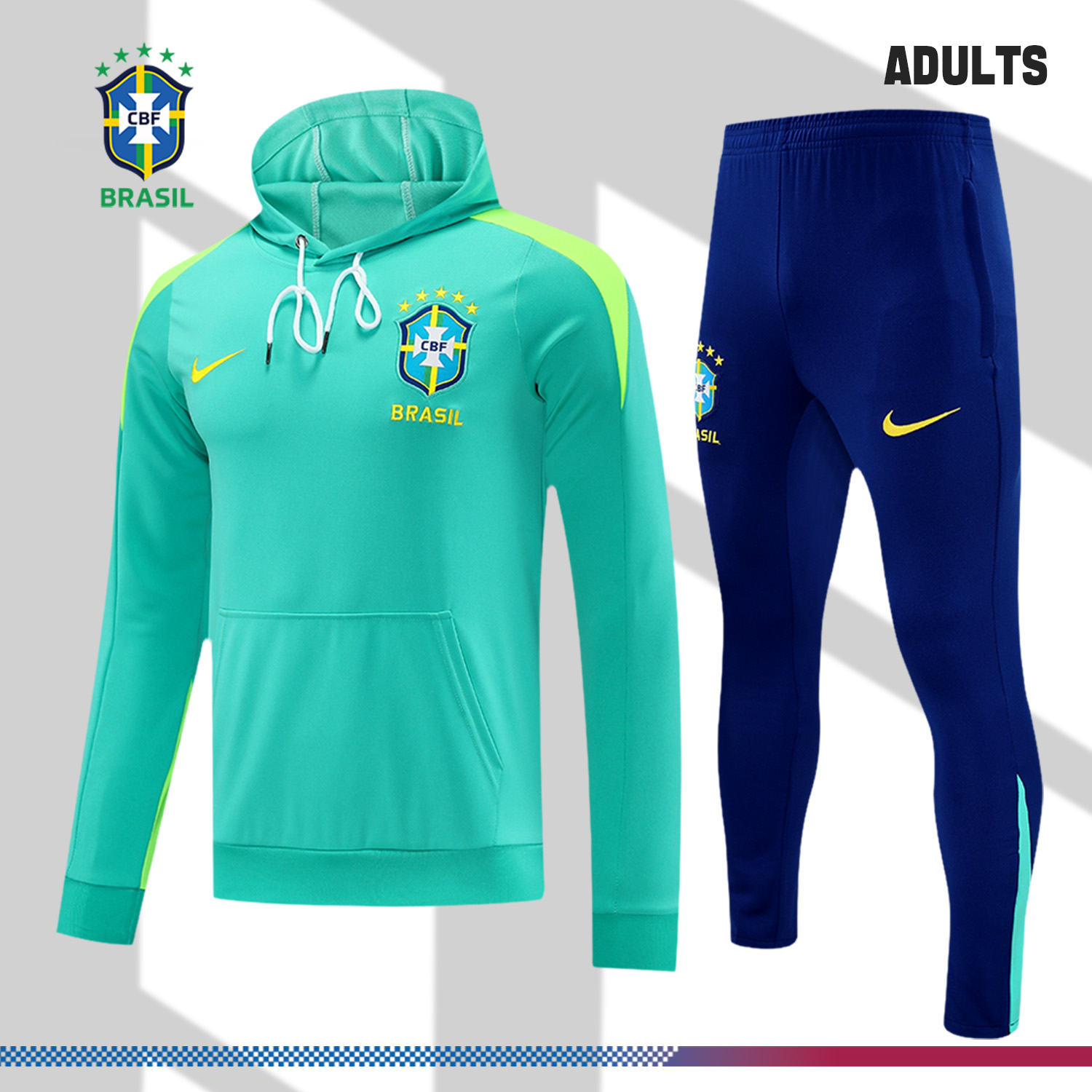 2025/2026 Brazil Adult Long Sleeve Hood Kit