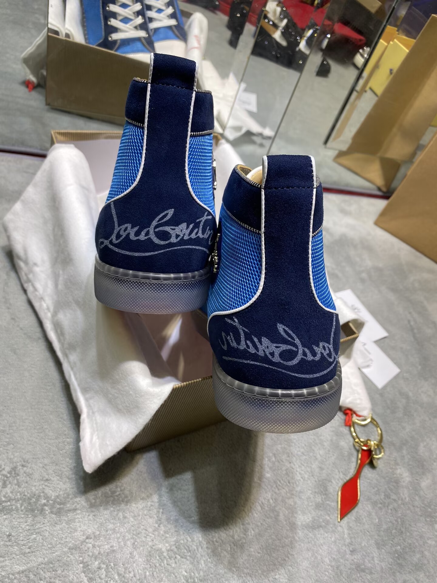 Christian Louboutin Red bottom High-Top - CCSHOES
