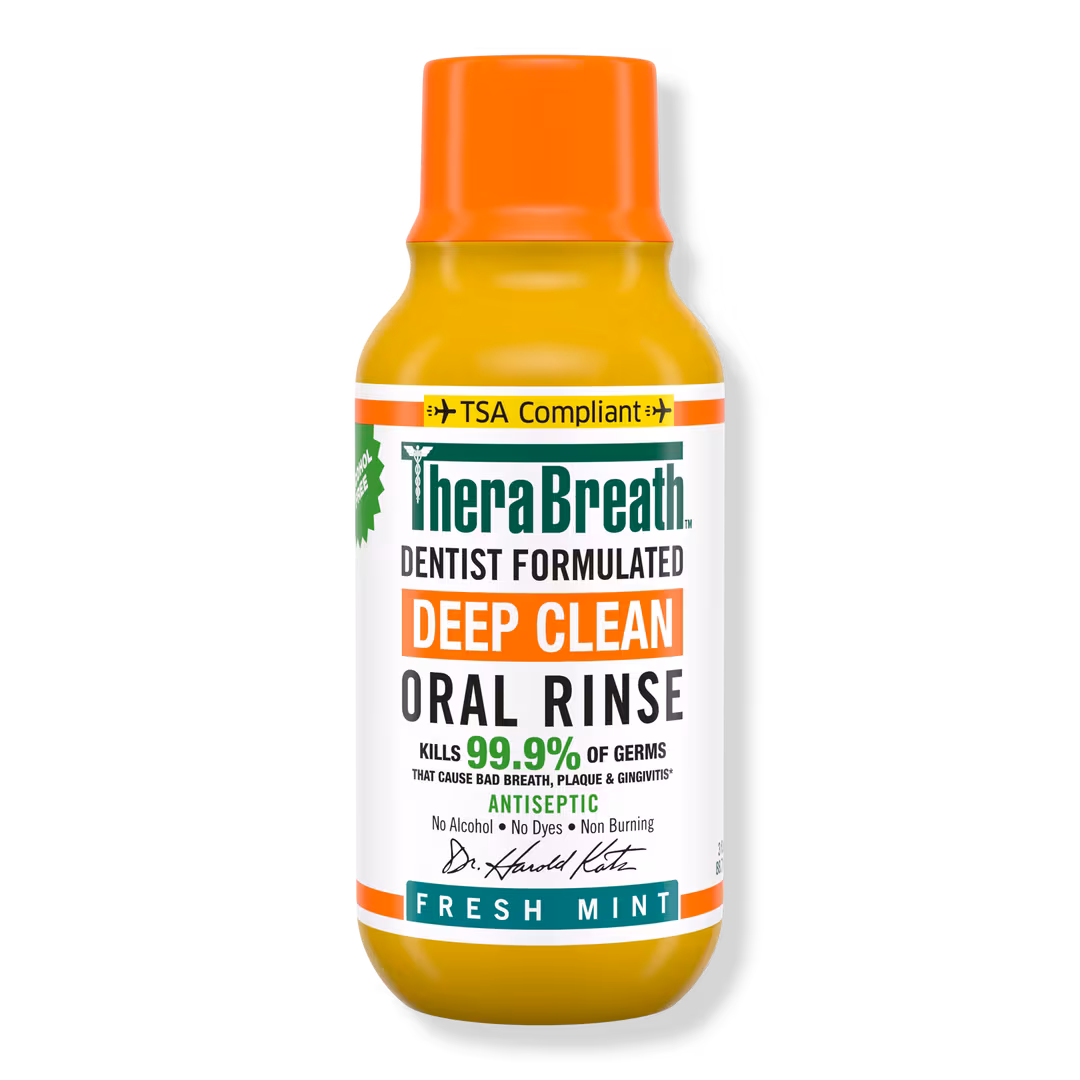 TheraBreath  Deep Clean Antiseptic Oral Rinse Fresh Mint