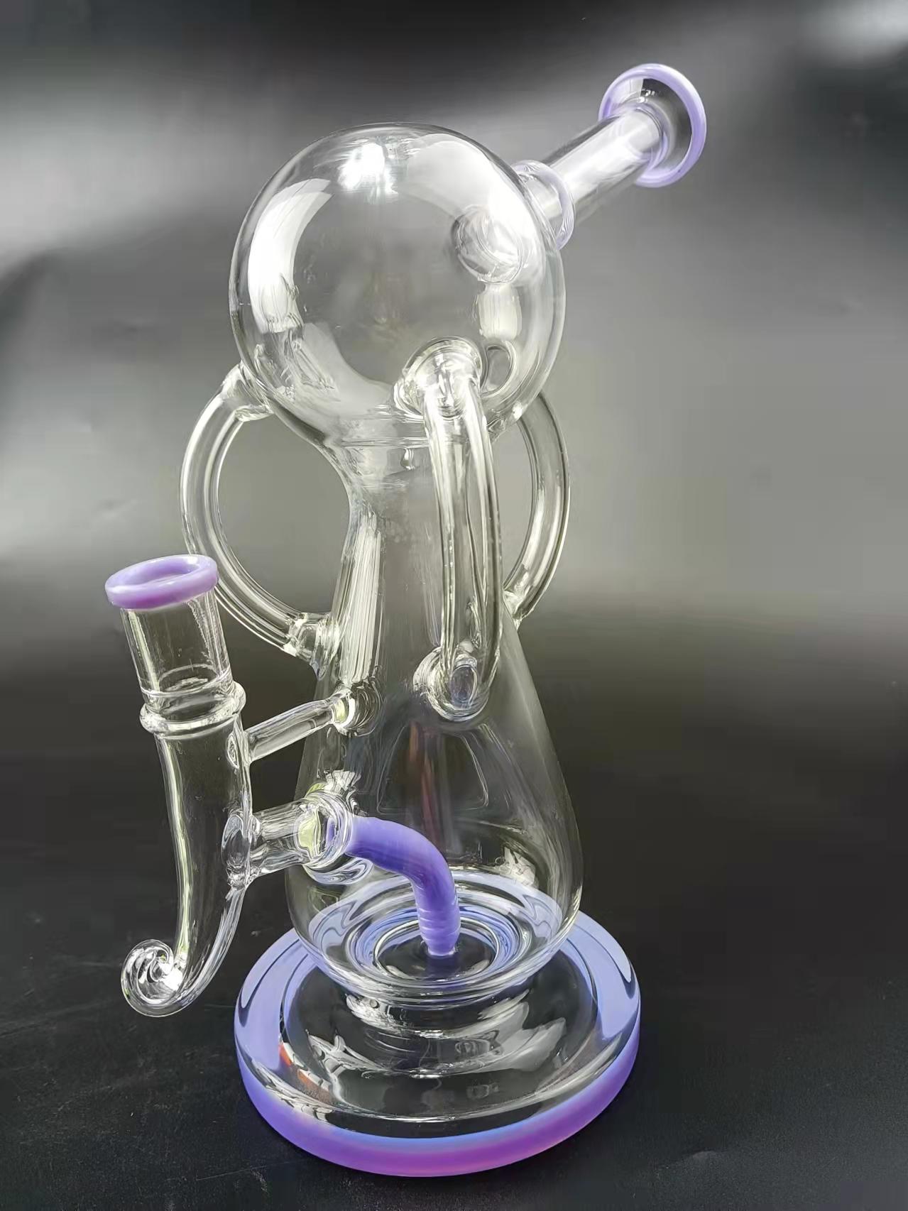 10 Artsy Recycler Glass Bong