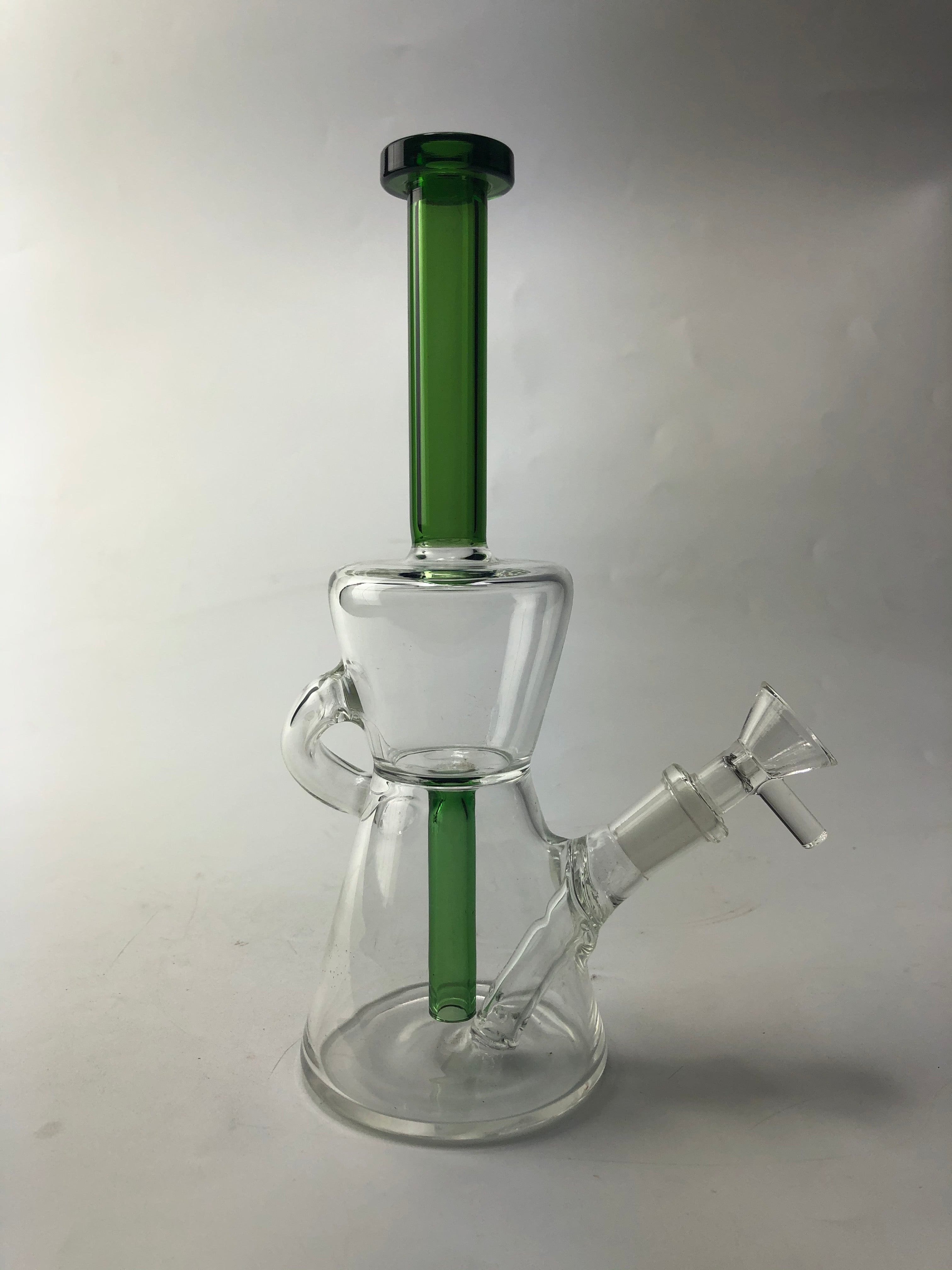 9 Glass Recycler Dab Rig