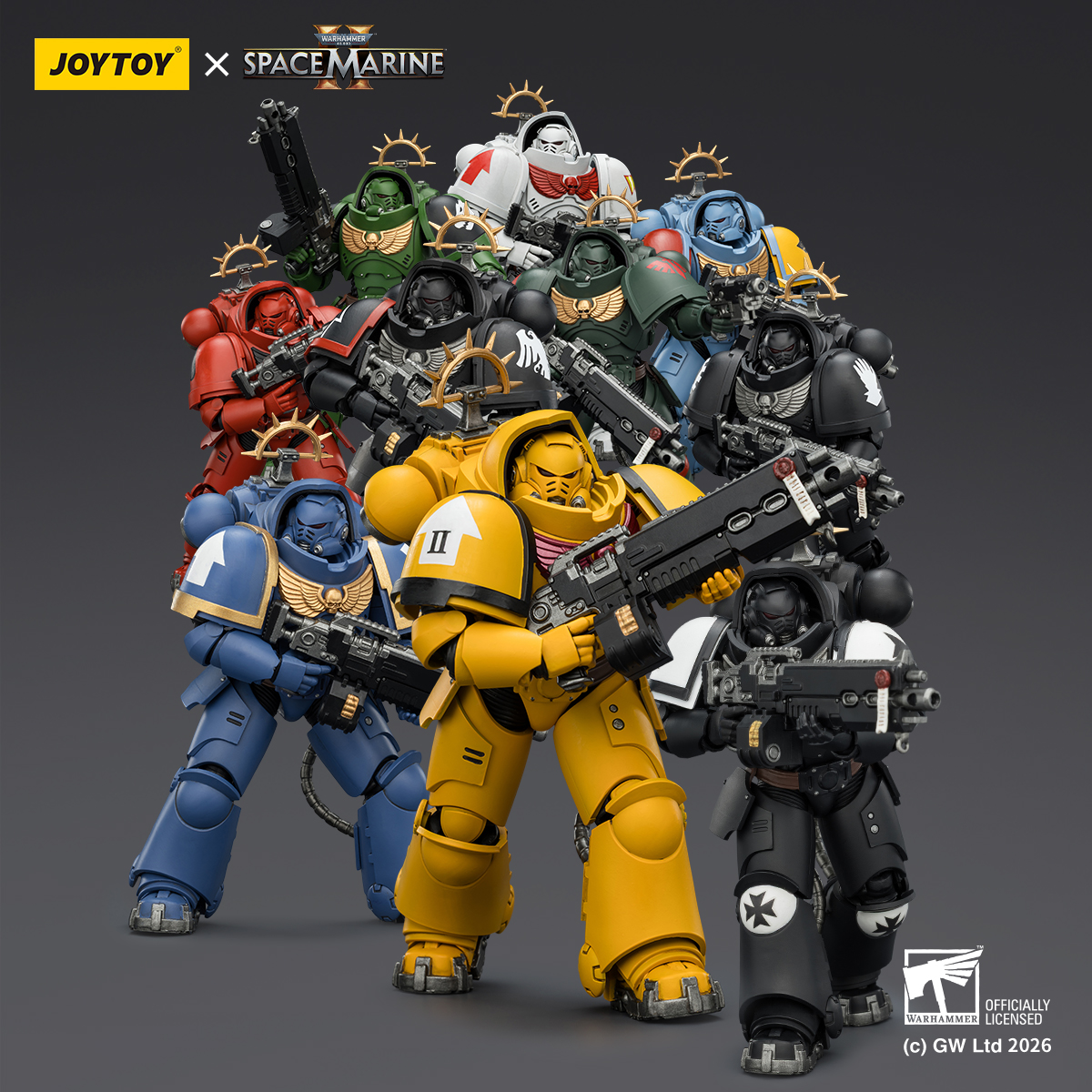 JOYTOY Warhammer 40k Space Marine 2 1: 18 Game Edition Heavy Intercessors - JOYTOY WORLD